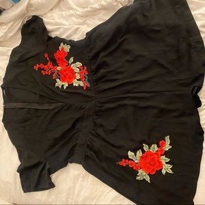 Boohoo black romper